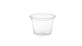 1 oz. Clear Plastic Portion Cups / Souffle Cups - (2500/Case)
