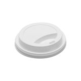 10-16 oz White Paper Hot Cup Dome Lid - (1000/Case)