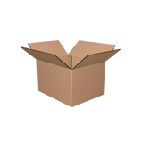 10" x 8" x 6" Corrugated Shipping Box – Kraft 32 ECT, Single Wall - (25/Bundle)