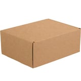 11 1/8 x 8 3/4 x 4" Kraft Deluxe Literature Mailers
