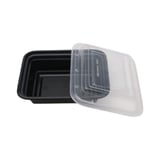 12-oz-heavy-weight-black-pp-plastic-rectangular-food-container-with-lid-microwavable-150case
