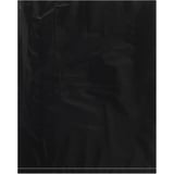 12 x 15" - 2 Mil Black Flat Poly Bags (100 Pack)