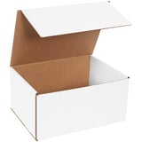 12 x 9 x 6" White Corrugated Mailers