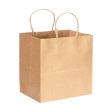 #14 Kraft Paper Shopping Bags with Handles 14" x 10" x 15.5" - (250/Case)