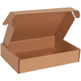 15 1/8 x 11 1/8 x 3" Kraft Deluxe Literature Mailers