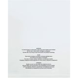 15 x 18" - 2 Mil (100 Pack) Flat Suffocation Warning Poly Bags