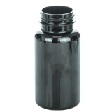 150cc Dark Amber PET Plastic Packer Bottle 38-400 (508/Case)