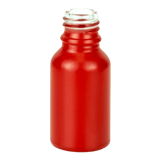 15ml Matte Red Glass Euro Bottle 18-415 (468/Case)