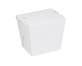 16 oz. White Chinese Microwavable Paper Take Out Containers - (400/Case)