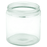 16oz Clear Glass Jar 89-400 (72/Case)