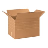 17 1/4 x 11 1/4 x 12" Multi-Depth Corrugated Boxes