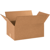 18" x 12" x 8" Corrugated Shipping Box – Kraft 32 ECT, Single Wall - (25/Bundle)