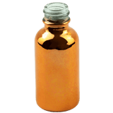 1oz (30ml) Rose Gold Glass Boston Round 20-400 (360/Case)