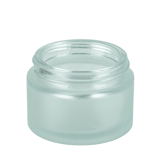 1oz Frosted Clear Glass Jar 48-400 (180/Case)