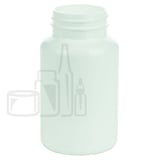 200cc White HDPE Plastic Packer Bottle 38-400 (270/Case)