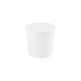 24 oz White Double Poly-Coated Paper Food Cup - (500/Case)