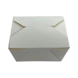 28 oz. White Paper Take-Out Box​, #1 - (450/Case)