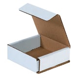 3 x 3 x 1" White Corrugated Mailers
