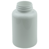 300cc White PET Plastic Packer Bottle 45-400 (240/Case)