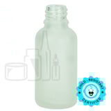 30ml Frosted Clear Glass Euro Round Bottle 18-415 (297/Case)