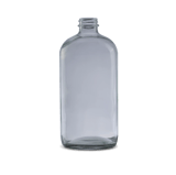 32 oz Clear Glass Boston Round Bottle 28-400 Neck Finish
