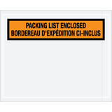 4 1/2 x 5 1/2" Bilingual Packing List Envelopes English/French