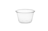 4 oz. Clear Plastic Portion Cups / Souffle Cups - (2500/Case)