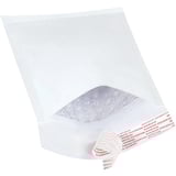 4 x 8" White #000 Self-Seal Bubble Mailers (25 Pack)