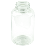 400cc Clear PET Plastic Packer Bottle 45-400 (220/case)