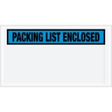 5 1/2 x 10" Blue "Packing List Enclosed" Envelopes