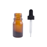 5-ml-amber-euro-round-glass-bottle-with-18-400-black-non-crc-dropper-straight-tip-glass-pipette-765c