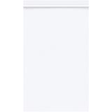5 x 8" - 2 Mil White Reclosable Poly Bags