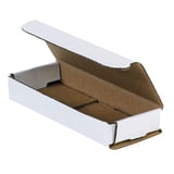 6 1/2 x 2 1/2 x 1" White Corrugated Mailers