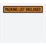 6 1/2 x 5" Orange "Packing List Enclosed" Envelopes