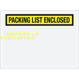 6 3/4 x 5" Yellow "Packing List Enclosed" Envelopes