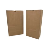 6 lb. Kraft Paper Grocery Bag​ - (300/Case)