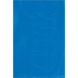 6 x 9" - 2 Mil Blue Flat Poly Bags (100 Pack)