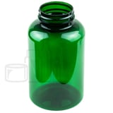 625cc Green PET Plastic Packer Bottle 53-400(122/case)