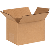 6" x 4" x 4"  Corrugated Shipping Box – Kraft 32 ECT, Single Wall - (25/Bundle)