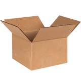 6" x 6" x 4"  Corrugated Shipping Box – Kraft 32 ECT, Single Wall - (25/Bundle)