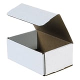 7 1/8 x 5 x 3" White Corrugated Mailers