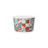 8 oz. Multicolor Paper Frozen Yogurt  / Food Cups - (1000/Case)