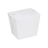 8 oz. White Paper Chinese Take-Out Box - (360/Case)