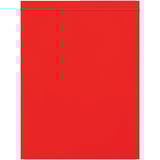 8 x 10" - 2 Mil Red Reclosable Poly Bags