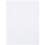 8 x 10" - 2 Mil White Reclosable Poly Bags