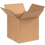 8" x 8" x 8" Corrugated Shipping Box – Kraft 32 ECT, Single Wall - (25/Bundle)