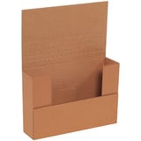 9 5/8 x 6 5/8 x 2 1/2" Kraft Easy-Fold Mailers