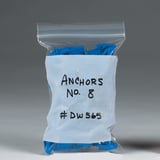 9 x 12" - 2 Mil White Block Reclosable Poly Bags