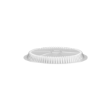 9" Clear Round Plastic Dome Lid - (500/Case)