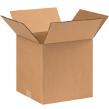 9" x 9" x 9" Corrugated Shipping Box – Kraft 32 ECT, Single Wall - (25/Bundle)